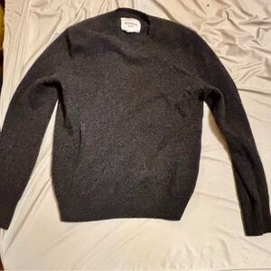Hudson North 100% Cashmere Sweater | Charcoal Gray | Size Medium